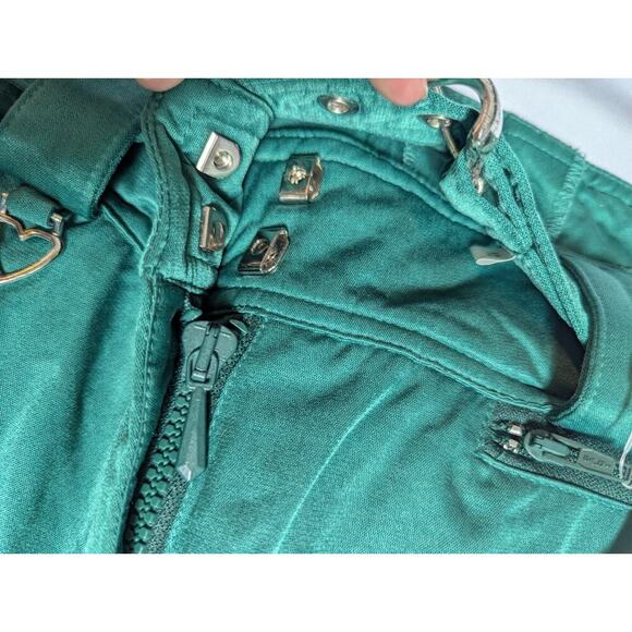 Obermeyer Stiletto T Thermolite Insulated Ski Pants Retro Green Size 10 Tall - Picture 4 of 14